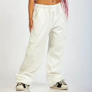 Calça cargo Branca